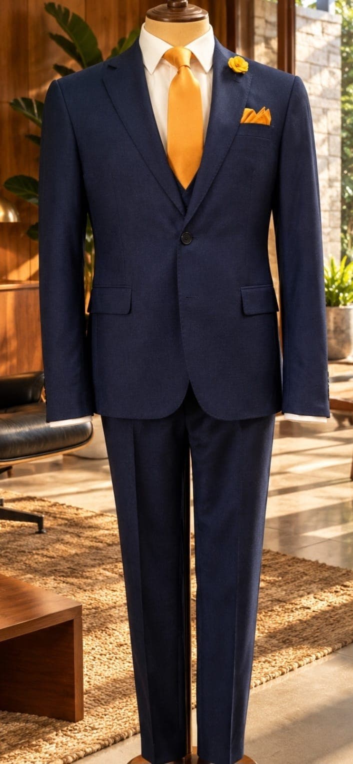 Navy Blue Suit - Full Body (FB)