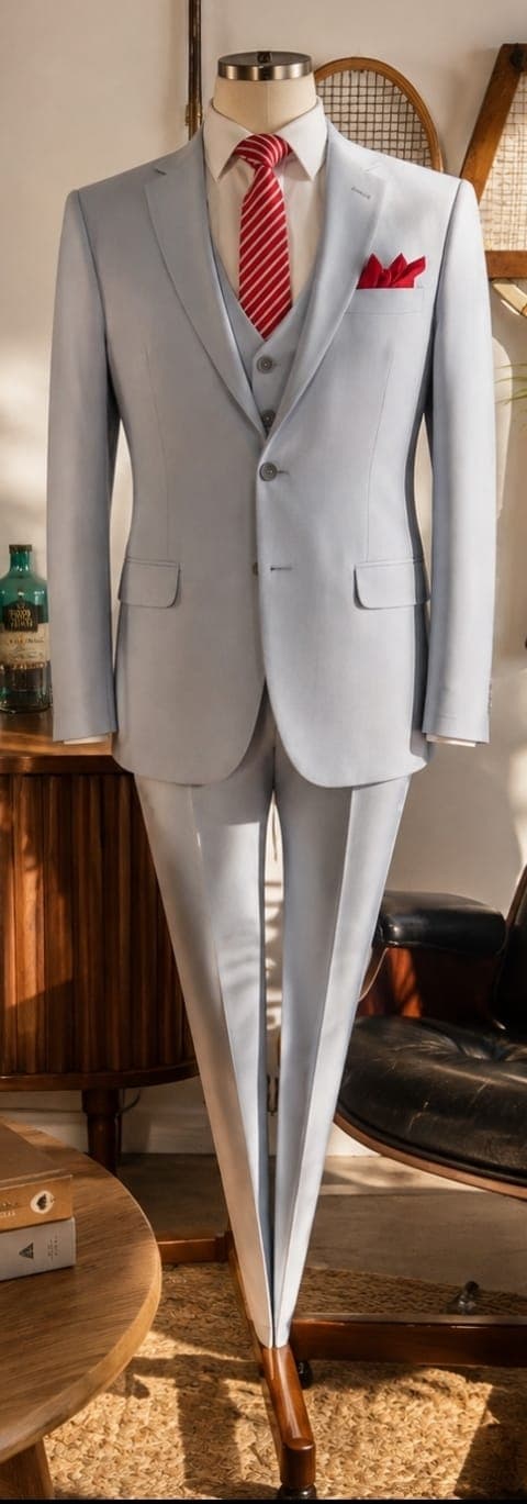 Ice Light Grey Suit - Full Body (FB)
