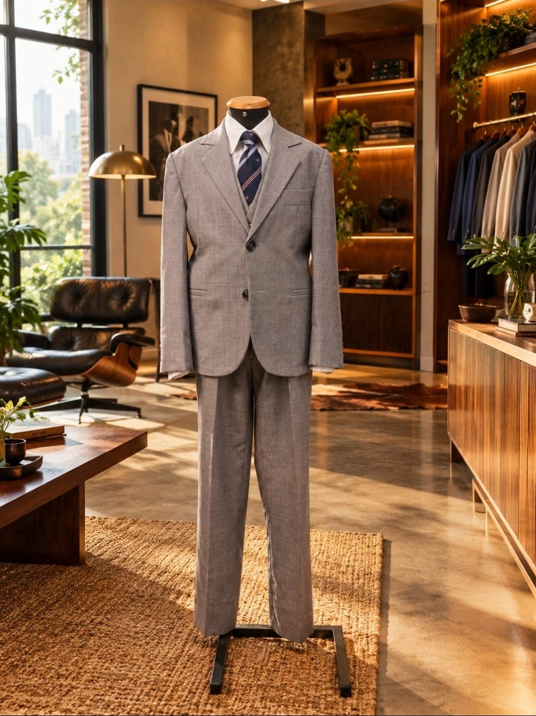 Light Grey Kids Suit