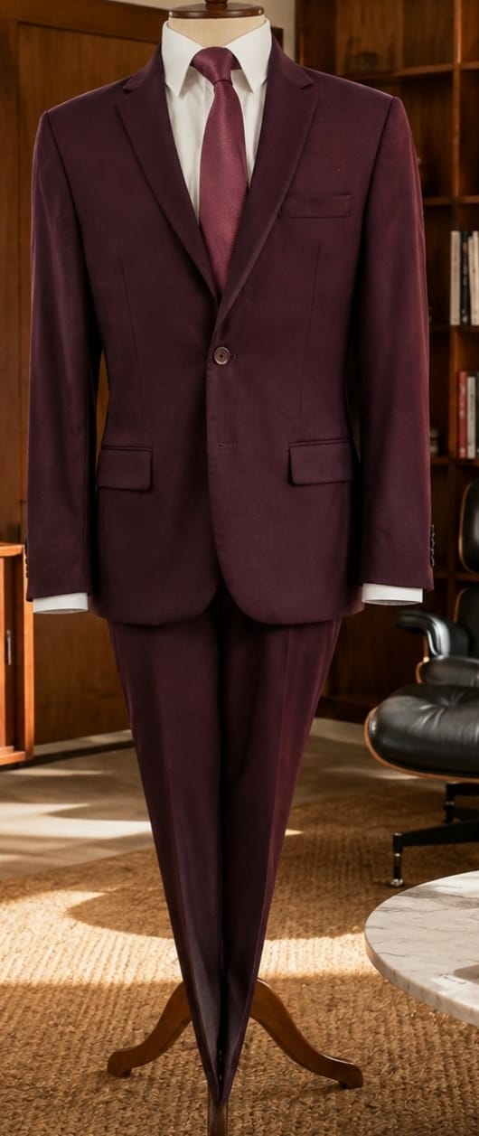 Traje Marsala Clásico - Cuerpo Entero (CE)
